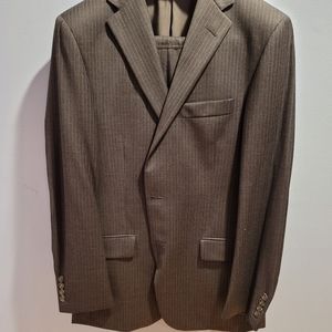 Hickey Freeman 2 piece pinstripe suit